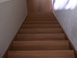 Laminate staircase installation
